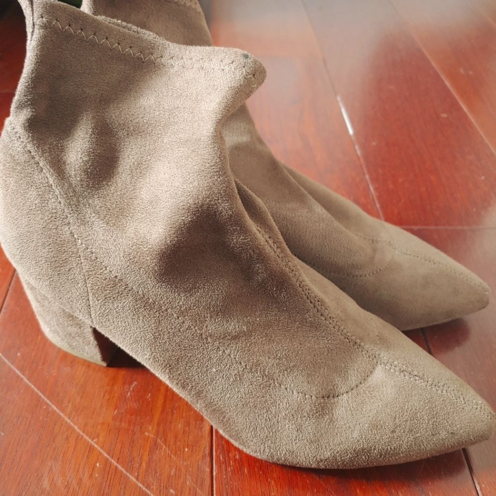 Suede Heeled Boots